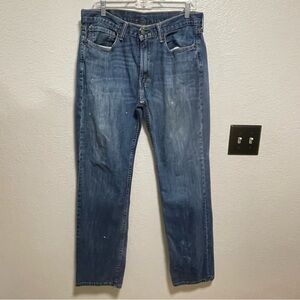 Levi’s Men’s 514 red tab medium wash W34L34